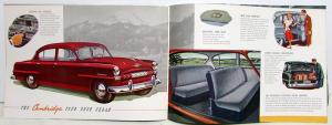 1953 Plymouth Cranbrook Cambridge Dealer Sales Brochure ORIGINAL