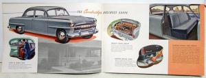 1953 Plymouth Cranbrook Cambridge Dealer Sales Brochure ORIGINAL