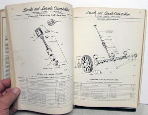 1949-1950 Lincoln Dealer Chassis Parts Book Catalog List Cosmopolitan Original