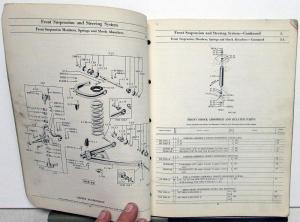 1956 Mercury Chassis Parts Catalog Book Final Edition Monterey Montclair Custom