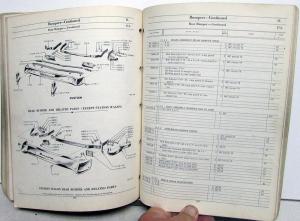 1956 Mercury Chassis Parts Catalog Book Final Edition Monterey Montclair Custom