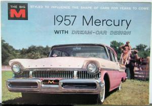 1957 Mercury 8 Montclair Monterey Wagon CANADIAN Sales Folder Mailer Form AD 752