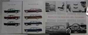 1957 Plymouth Belvedere Savoy Plaza Suburban Color Brochure Torsion Aire Ride