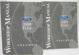 2009 Ford Flex Service Shop Repair Manual Set Vol 1&2