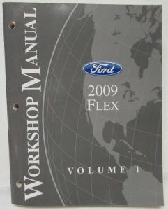 2009 Ford Flex Service Shop Repair Manual Set Vol 1&2