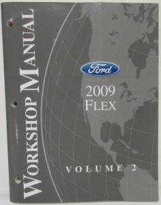 2009 Ford Flex Service Shop Repair Manual Set Vol 1&2