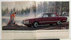 1964 Plymouth Valiant Signet V-200 V-100 Wagon Color Sales Brochure Original