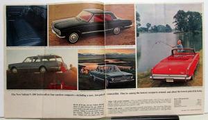 1964 Plymouth Valiant Signet V-200 V-100 Wagon Color Sales Brochure Original