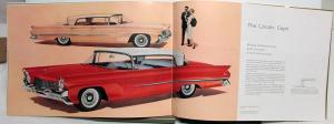 1958 Lincoln Continental Mark III Prestige Large Brochure Classic Elegance Rare