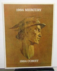 1964 Mercury & Comet Parklane Montery Montclair Wagons Sales Folder Original