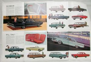 1964 Mercury & Comet Parklane Montery Montclair Wagons Sales Folder Original