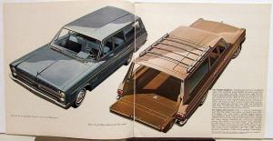 1966 Plymouth WAGONS Fury Belvedere Valiant Sales Brochure Original