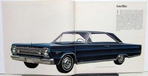 1966 Plymouth Belvedere I II Satellite Original Dealer Sales Brochure Large Orig