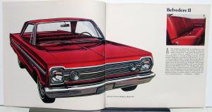 1966 Plymouth Belvedere I II Satellite Original Dealer Sales Brochure Large Orig