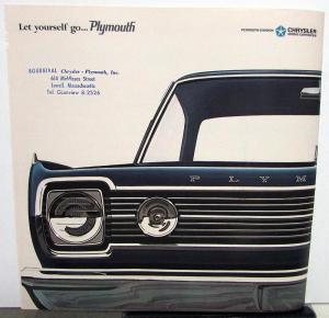 1966 Plymouth Belvedere I II Satellite Original Dealer Sales Brochure Large Orig