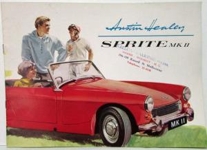 1964 Austin Healey Sprite Mk II Sales Brochure - Australian