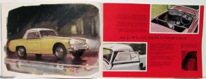 1964 Austin Healey Sprite Mk II Sales Brochure - Australian