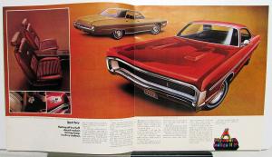 1970 Plymouth Fury I II III Sport GT Wagon Original Color Dealer Sales Brochure