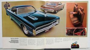 1970 Plymouth Fury I II III Sport GT Wagon Original Color Dealer Sales Brochure