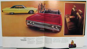 1970 Plymouth Fury I II III Sport GT Wagon Original Color Dealer Sales Brochure