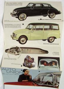 1957-1960 Auto Union 1000 Sales Folder - German Text