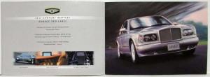 2000 Bentley Brief History Past & Present Models Sales Brochure in 3 Languages