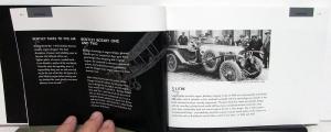 2002 Bentley The Making of a Legend Sales Brochure