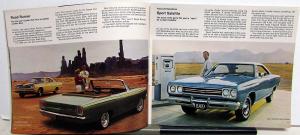 1969 Plymouth Road Runner GTX Barracuda Cuda Sport Fury Sales Brochure Original