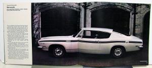 1969 Plymouth Road Runner GTX Barracuda Cuda Sport Fury Sales Brochure Original