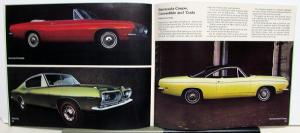 1969 Plymouth Road Runner GTX Barracuda Cuda Sport Fury Sales Brochure Original