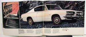 1968 Plymouth Road Runner GTX Cuda Fury Sales Brochure With Warranty Back Cover