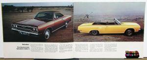 1970 Plymouth Makes It Brochure Road Runner GTX Cuda Duster Hemi 440+6 Original