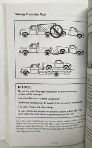 1994 GMC Truck Jimmy Owners Manual