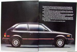 1983 Honda Civic Sales Brochure