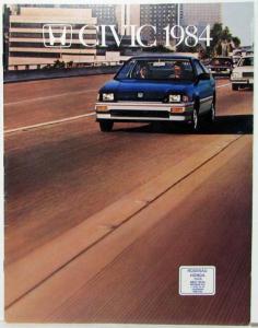 1984 Honda Civic Sales Brochure