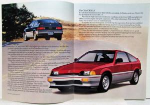 1984 Honda Civic Sales Brochure