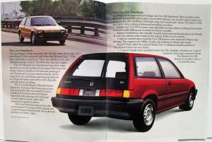 1984 Honda Civic Sales Brochure