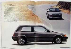 1984 Honda Civic Sales Brochure