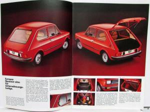 1979 Fiat 127 Sales Brochure - German Text