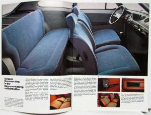 1979 Fiat 127 Sales Brochure - German Text