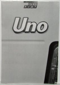 1987 Fiat Uno Sales Brochure and Specifications Folder - German Text