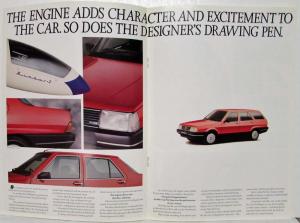 1985-1990 Fiat Regata Sales Brochure - Australian Market