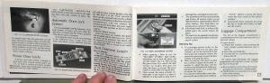 1976 Cadillac Owners Manual Care & Operation Calais Fleetwood DeVille Eldorado