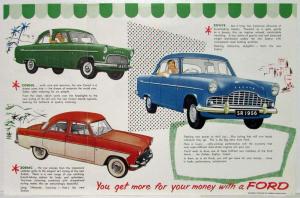 1956 Ford Consul Zephyr & Zodiac Sales Folder - Singapore & Mayalasia Dealers