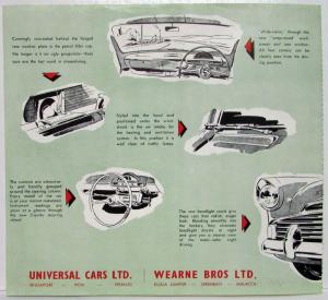 1956 Ford Consul Zephyr & Zodiac Sales Folder - Singapore & Mayalasia Dealers