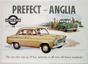 1953-1958 Ford Prefect and Anglia Sales Brochure - Australian