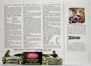 1953-1958 Ford Prefect and Anglia Sales Brochure - Australian