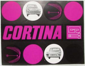 1963 Ford Cortina GT Sales Folder 0-60 14+