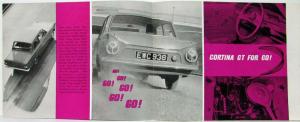 1963 Ford Cortina GT Sales Folder 0-60 14+