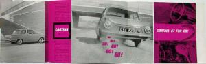 1963 Ford Cortina GT Sales Folder 0-60 14+